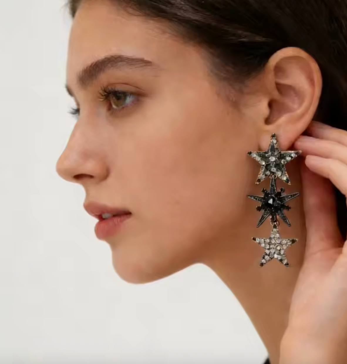 Luxury Letter Pendant Pearl Bow Tassel Earring